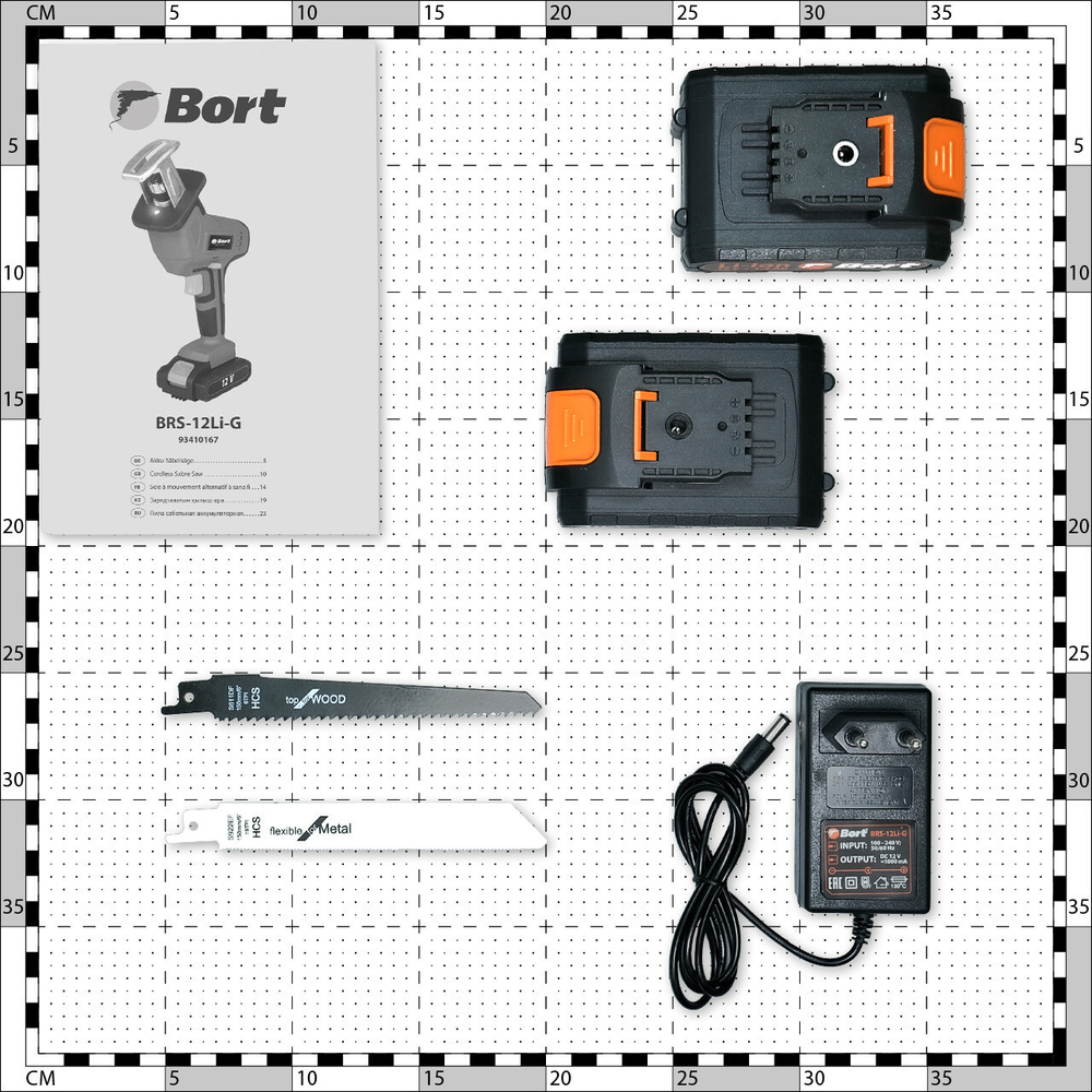 Аккумуляторная пила по дереву и металлу Bort 12Li-G