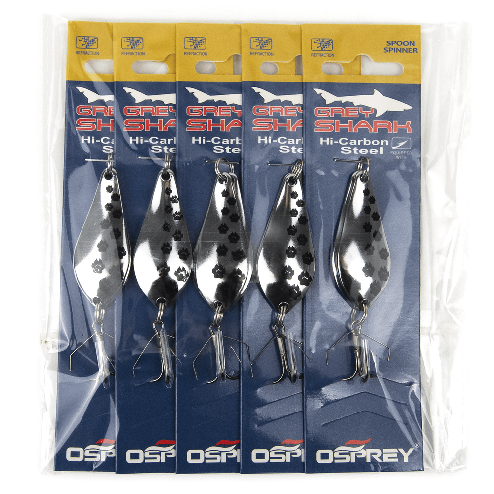 Блесна незацепляйка шумовая Osprey Grey Shark SDP49 (18гр, 5шт/уп)