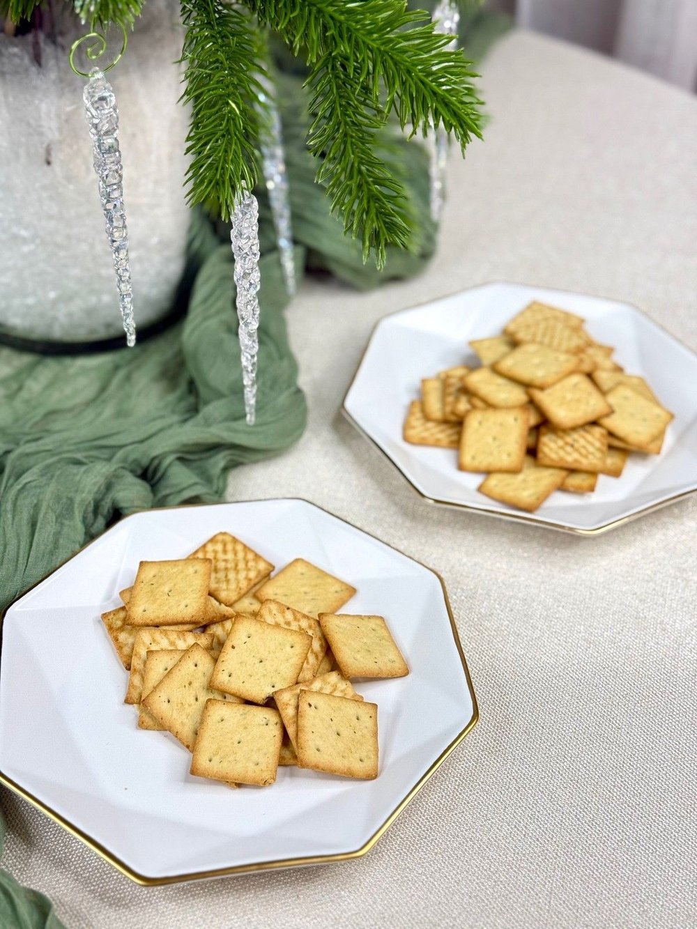 Печенье из печи крекер картофельный с зеленью 180гр