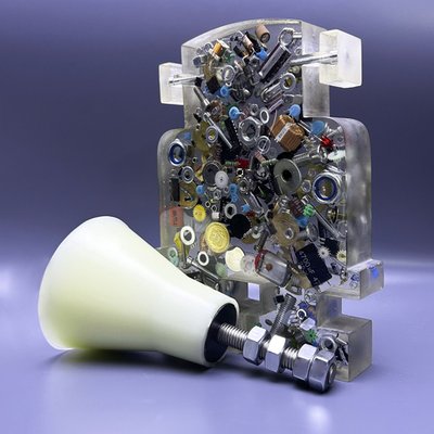 Конус полиуретановый со сменной шпилькой V4, для груши силомера Rocky Boxer