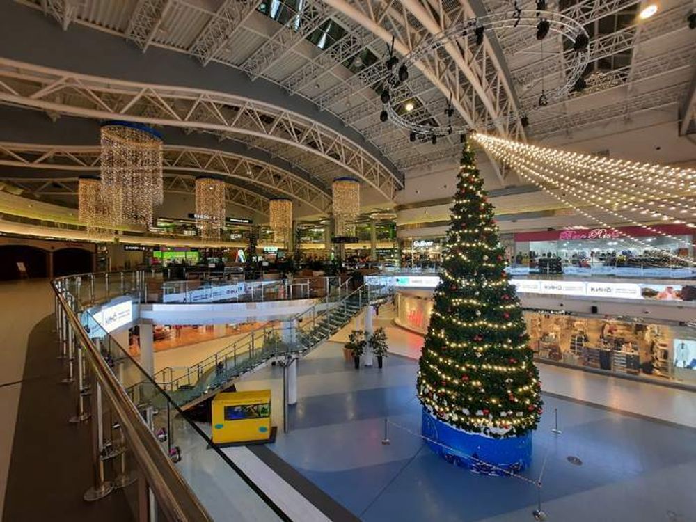 Уличная елка каркасная "Русская" (пвх) 16 м