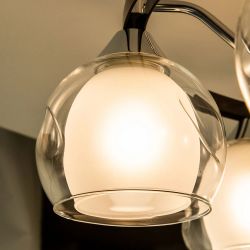 Citilux Остин CL115145 Люстра потолочная Венге Хром