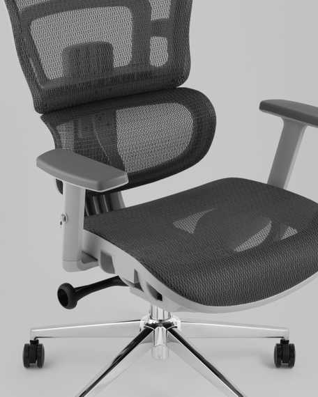 Кресло офисное TopChairs Techno Professional серый