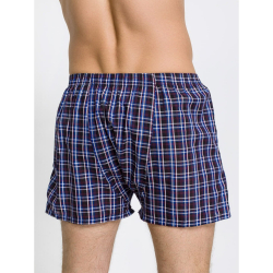 Набор мужских трусов-шортов в клетку (3 шт) PRIORITY PBM-1523