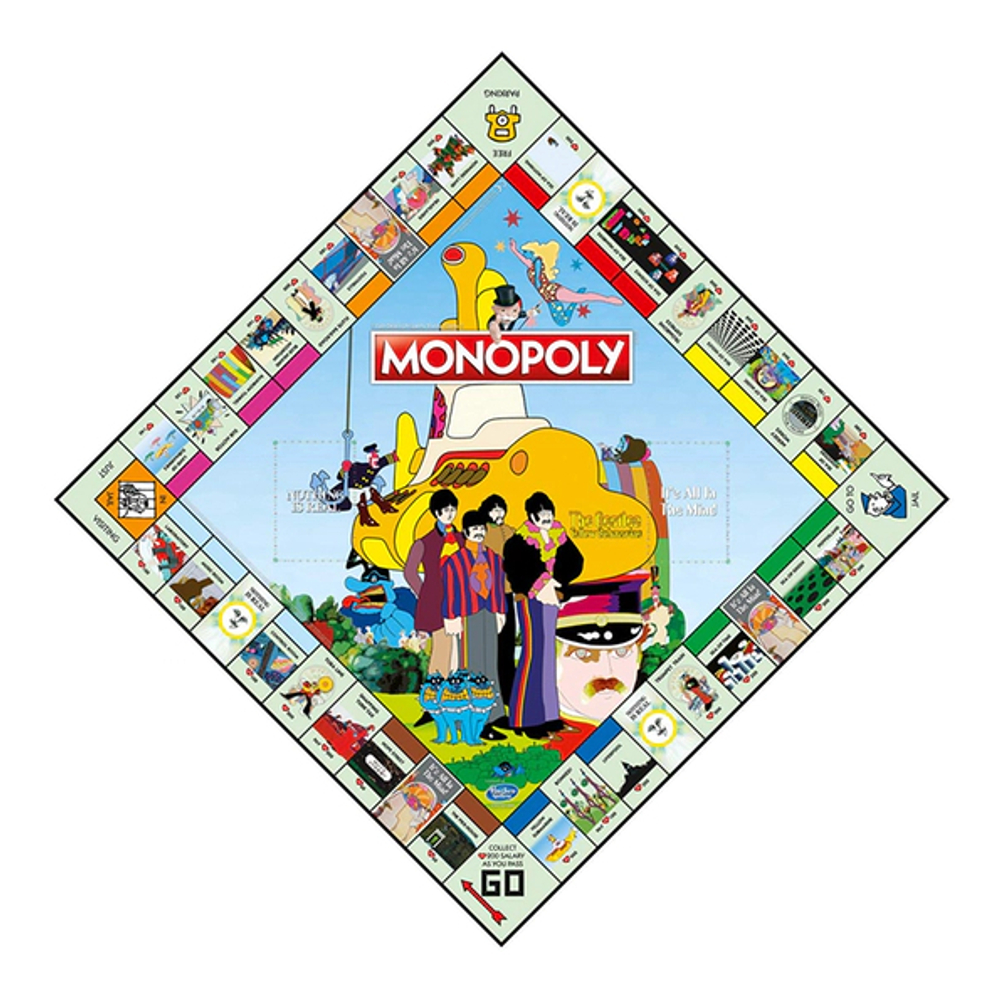 The Beatles Yellow Submarine Monopoly