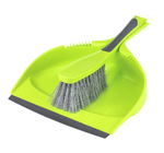 Щетка-сметка с совком ДУЭТ прорезиненная рукоятка М5176