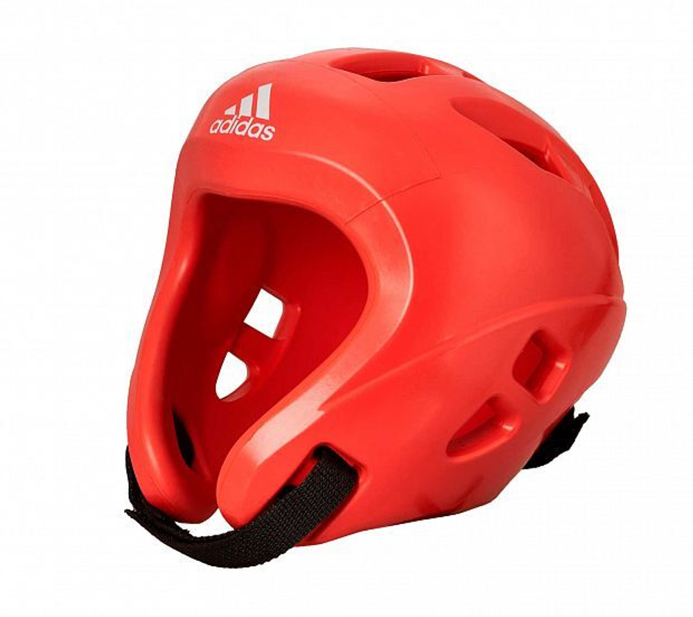 Шлем для единоборств Kick Boxing Headguard красный adiKBHG500