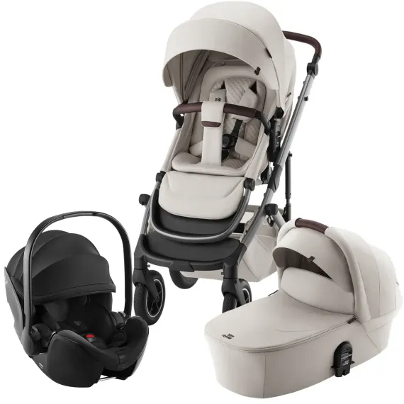 Коляска 3 в 1 Britax Roemer Smile 5Z Lux Soft Taupe