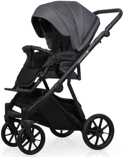 Детская коляска Riko Basic Montana X 3 в 1 53 Dark grey (т.серый)