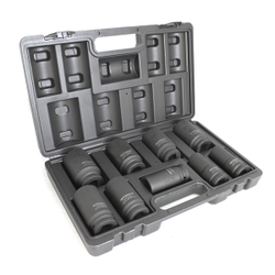 OPT-60209 Набор ударных головок глубоких 3/4", 22-38 мм, 9 предметов