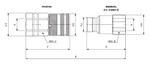 БРС FF A-HD BSP 3/8 - D3/8 Розетка