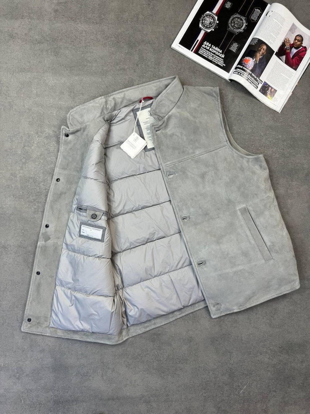 Пуховый жилет Brunello Cucinelli