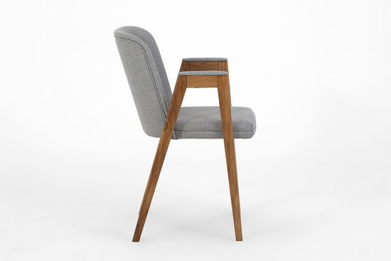 Кресло Бостон (дуб/тон 344 темный дуб/ткань Siesta Latte)