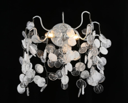 Бра Crystal Lux TENERIFE AP2 SILVER