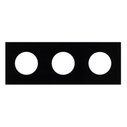 Рамка стеклянная FRM-GLARE-GC-3-BK (Arlight, -) 043839