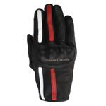 Перчатки мужские кожаные Royal Enfield, цвет - черно-красно-белый, размер - XL, арт. RRGGLN000049 (GLAW20004BLACK & RED & WHITE)