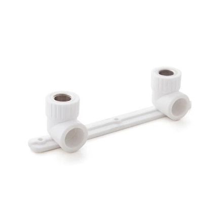 Угольник комбинированный под смеситель PPR внутренняя резьба 25х 1/2,  белый, РТП (10702)