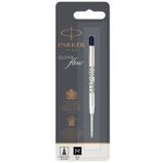 Стержень шариковый PARKER "Quinkflow", металлический, 98 мм, линия письма 0,7 мм, блистер, черный, 1950369