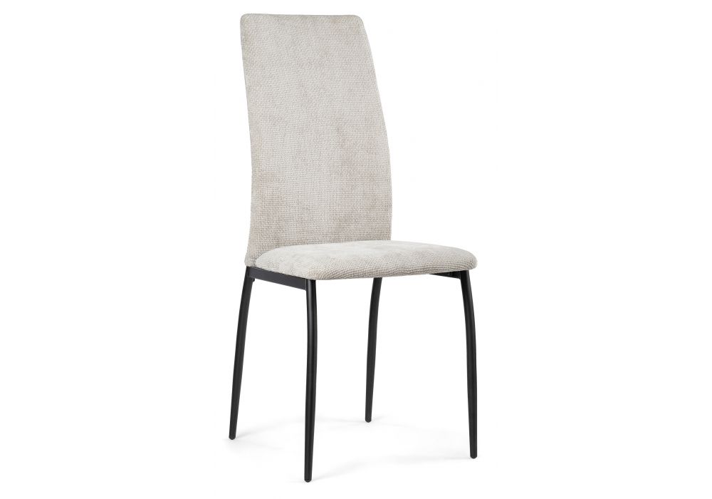 Стул на металлокаркасе Tod latte / black