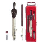 Готовальня Basir 4 предмета, циркуль с запасными частями, 13.5 см