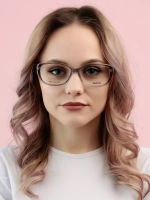 Оправа для очков для зрения пластиковая кошачий глаз