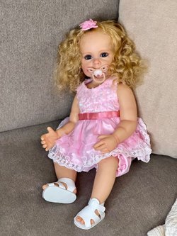 Кукла Реборн виниловая 55см в пакете (FA-029)