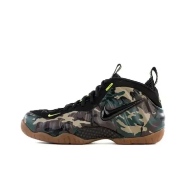 Мужские кроссовки Nike Air Foamposite Pro Prm Le 'Green Camo' 587547-300