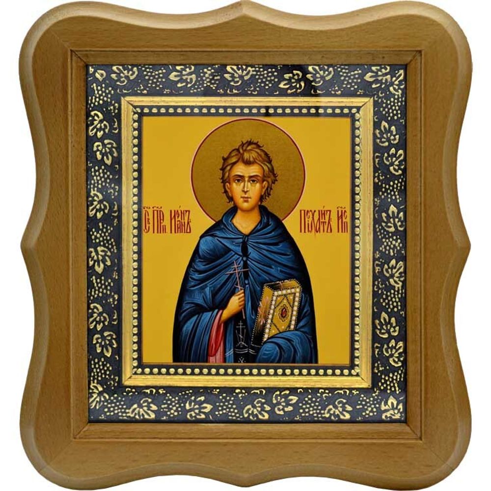 Иоанн Психаит преподобный. Икона на холсте.