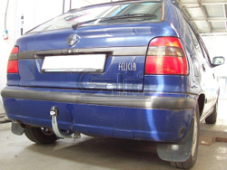 Фаркоп оцинкованный Galia S084A для Skoda Felicia хетчбек 1996-2002(паспорт и сертификат в комплекте)(без электрики)