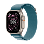 Apple Watch Ultra 3 GPS + Cellular 49mm Natural Titanium Case with Light Blue Alpine Loop - Medium,Model A3281