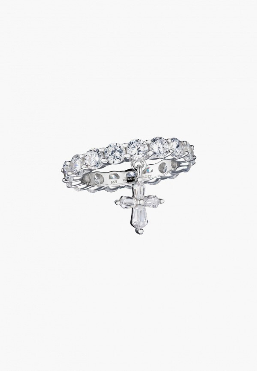 Кольцо Cross silver