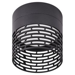 Светильник настенно-потолочный спот ЭРА OL53 BK под лампу GX53 черный IP20