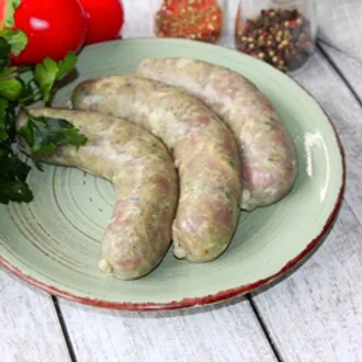 Купаты из индейки с зеленью замороженные / 500 гр