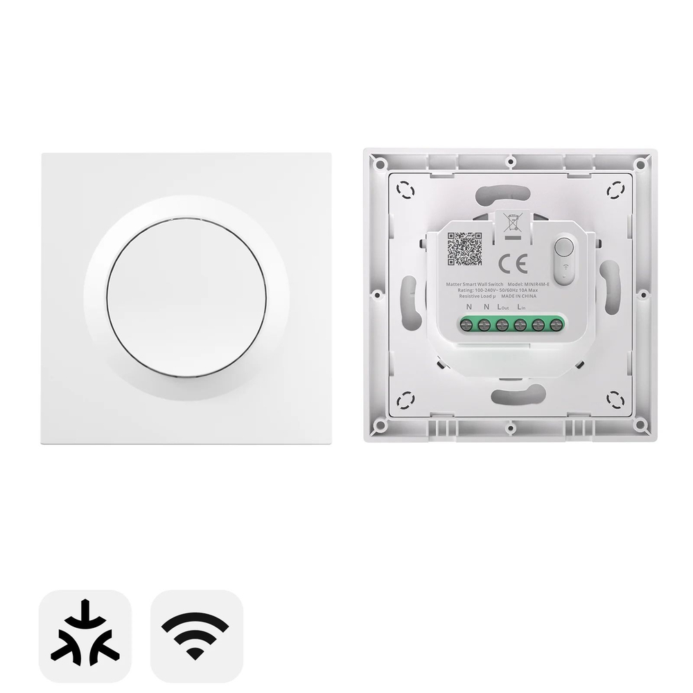 Выключатель MATTER с поддержкой Wi-Fi SONOFF MINIR4M-E