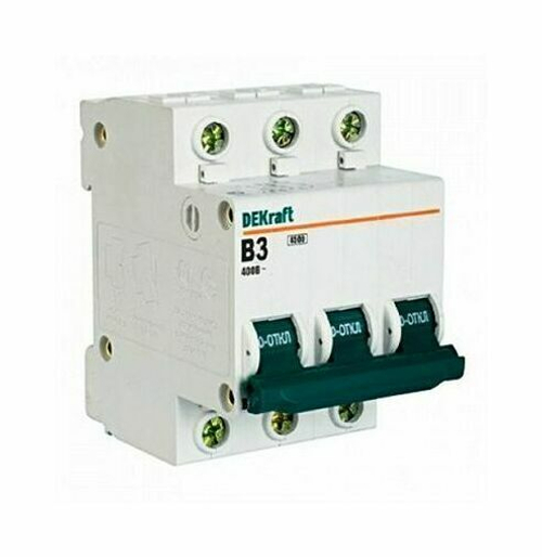 11075 Авт.выкл. 3п 3А-C ВА101 DEKraft