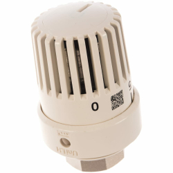 Термостатическая головка Oventrop Uni LH, артикул 1011465, белая, 7-28 С, с нулевой отметкой