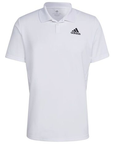 Теннисное поло Adidas Club Pique Polo - white/black
