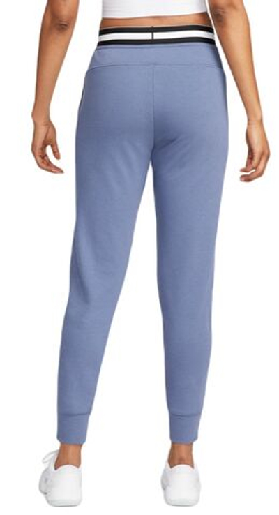 Женские теннисные брюки Nike Dri-Fit Heritage Core Fleece Pant - diffused blue