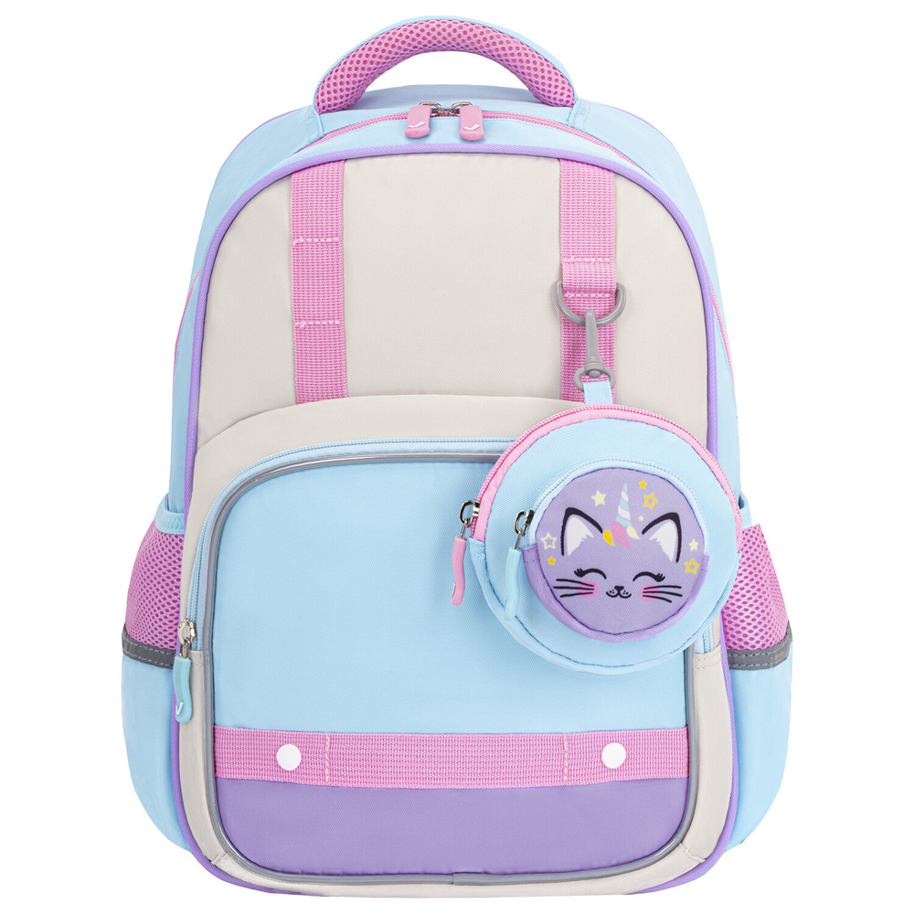 Рюкзак BRAUBERG KIDS MODE с кошельком в комплекте, 1 отделение, "Little sweetie", 39х28x15 см.