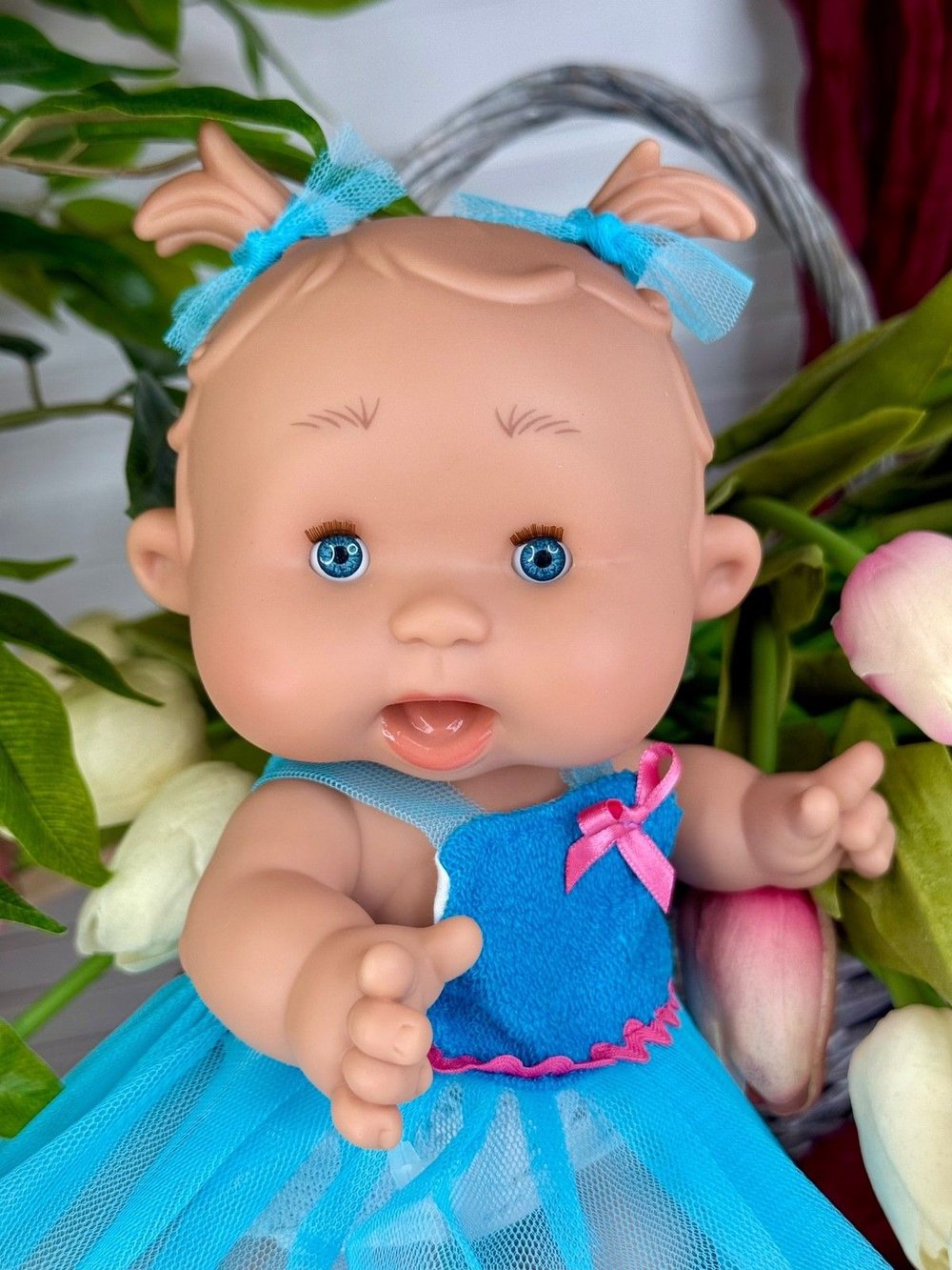 Пупс Nines 26см PEPOTE с закрывающими глазками (N814C)