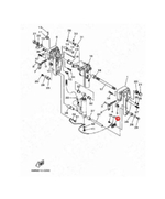 Пластина металлическая (анодная) Kacawa для YAMAHA 30/40/F9-F50