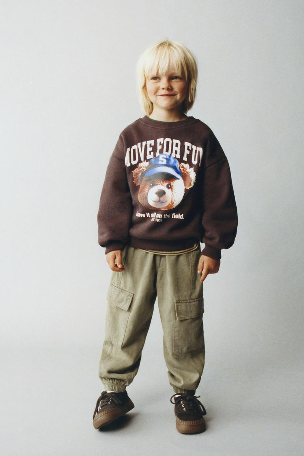 ZARA БРЮКИ КАРГО ИЗ МЯГКОЙ ТКАНИ, ЗЕЛЕНЫЙ