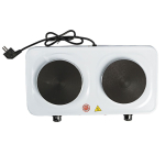 Плита электрическая Irit, IR-8008, 2000 Вт, 2 конф, диск, эмаль, механ, пер повор, бел