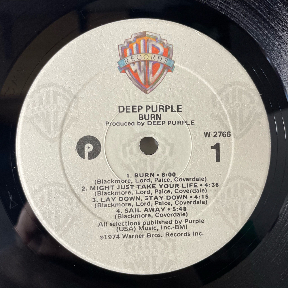 Винтажная виниловая пластинка LP Deep Purple Burn (США 1978)