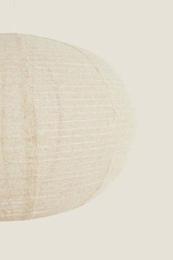 ZARA HOME ЛЬНЯНОЙ ПОТОЛОЧНЫЙ АБАЖУР, СВЕТЛО-БЕЖЕВЫЙ