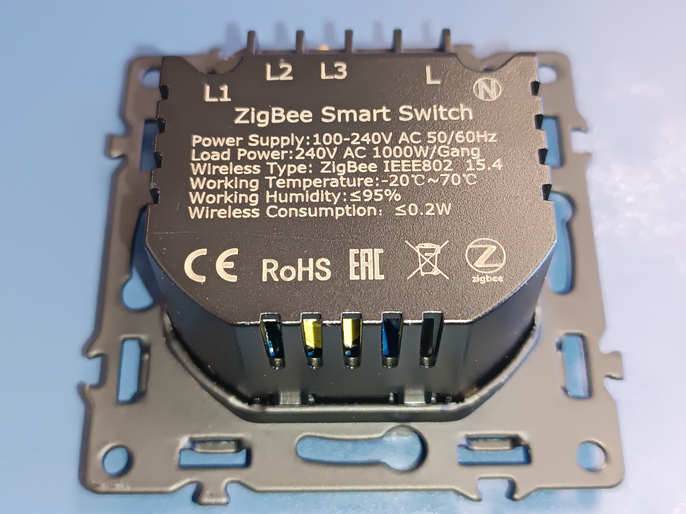 Bseed M1-24-31 Трехклавишный умный выключатель ZigBee