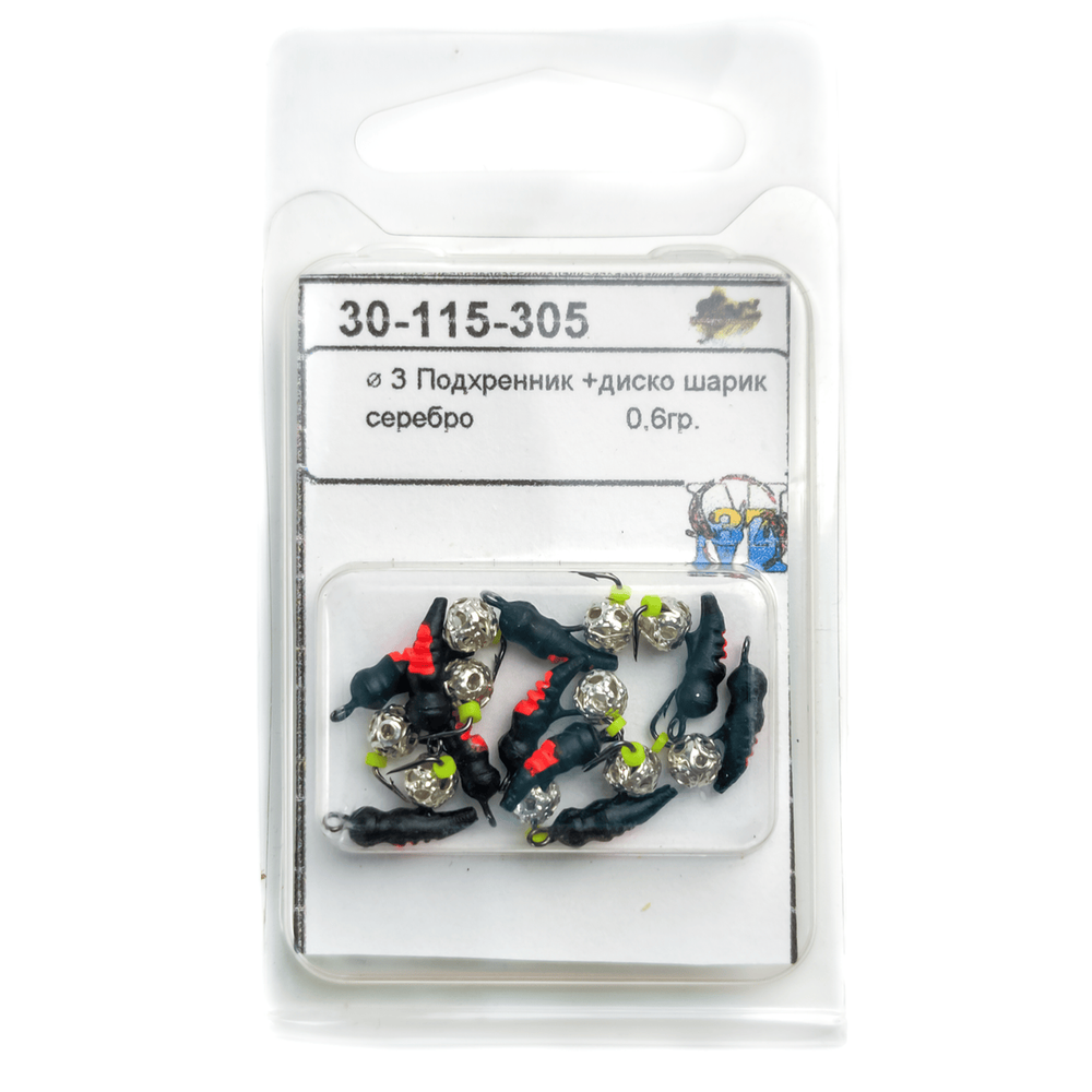 Мормышка "Подхренник" с подвеской (3мм, 0.6гр)