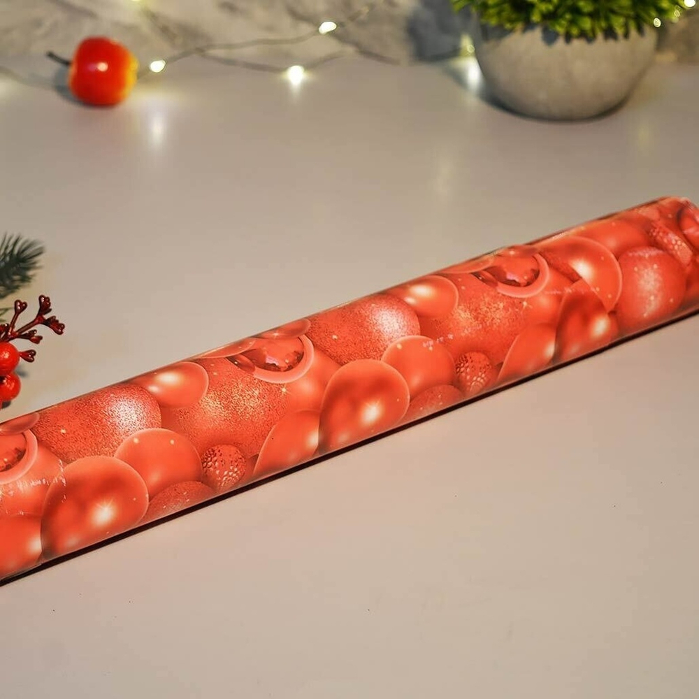 Бумага упаковочная 50*70см "Волшебные шары", красный (20 листов)