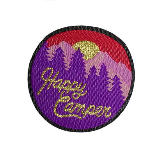 Термонаклейка на рюкзак и на одежду. Happy Camper