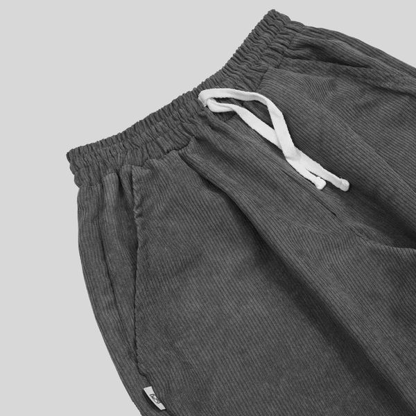 Брюки Velvet Baggy Pants Lava Smoke серые - фото 10